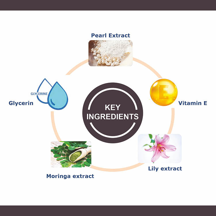 OxyGlow Herbals Pearl Bleach Cream- Key Ingredients