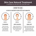 OxyGlow Herbals Pearl Bleach Cream- Steps of treatment