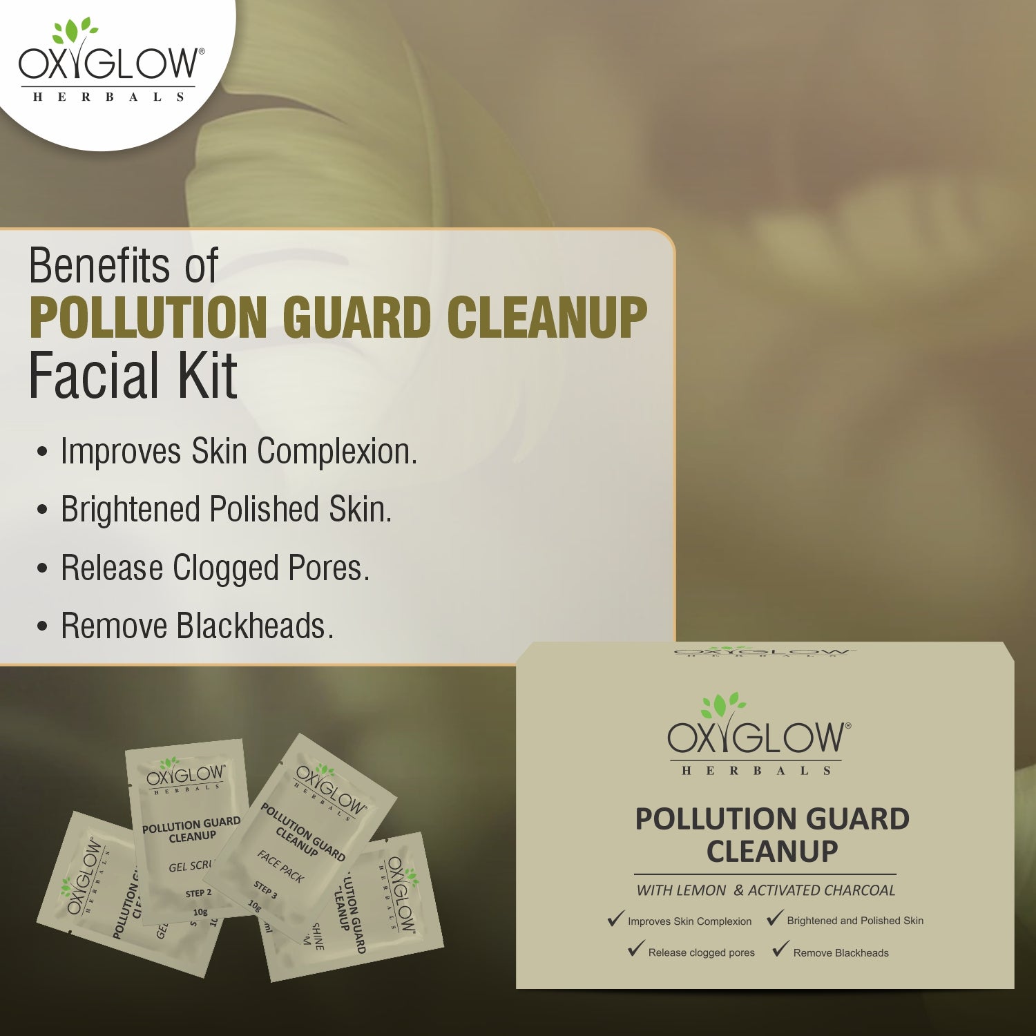 OxyGlow Herbals Pollution Guard Cleanup-benefits