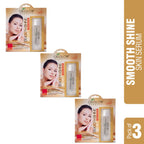 OxyGlow Herbals Smooth and shine skin serum-packof3
